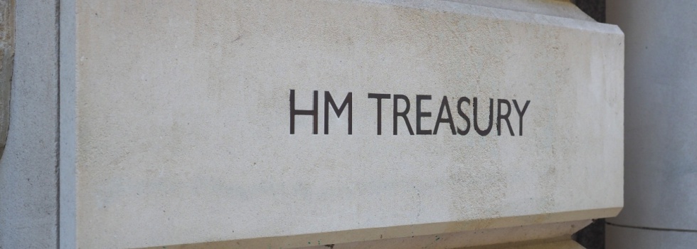 exterior of HM Treasury, London